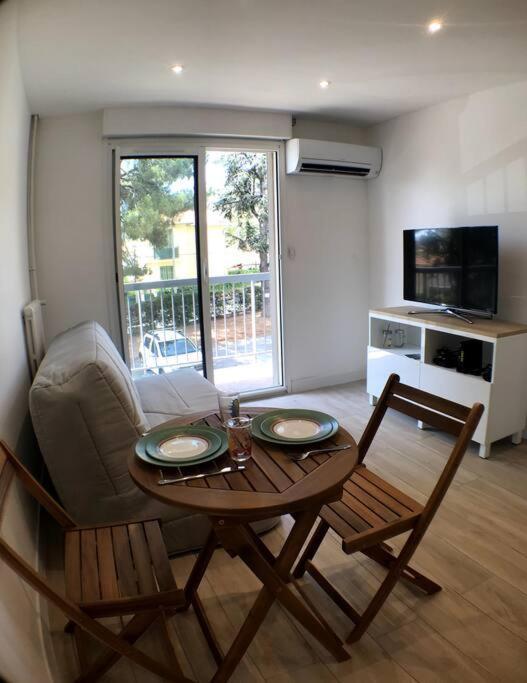 Nice Bas Cimiez- Coquet F1, Climatisee, Parking Exterior foto